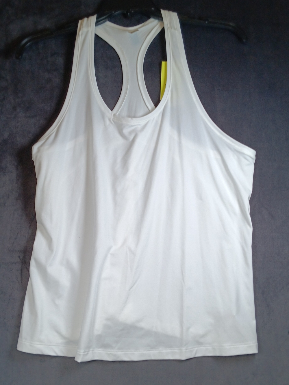 all in motion Women's White Racerback Swim Coverup Tank